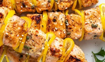 Grilled Salmon Kabobs