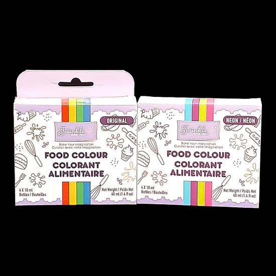 Twinkle Baker Decor Food Color (4 x 10ml)