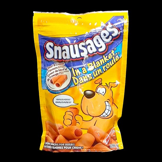 Snausages in a Blanket Beef & Cheese Dog Treats (196g)