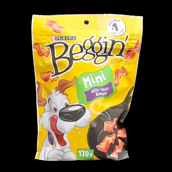 Purina Beggin' Mini with Bacon Dog Treats (170g)