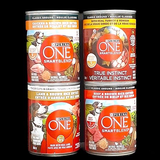 Purina One Classic Ground Natural Dog Food (368g)