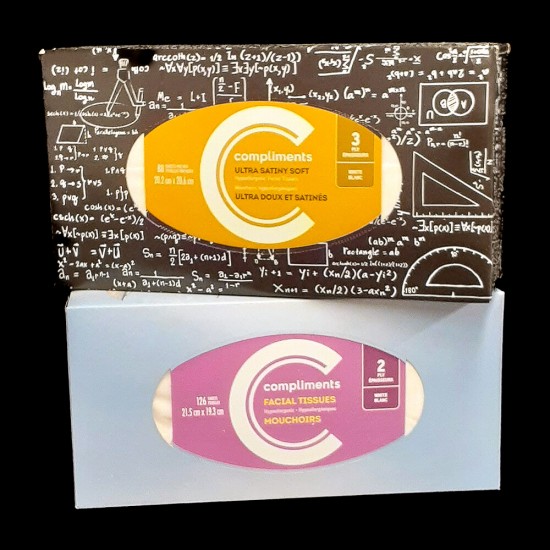 Compliments Facial Tissues (126 Count)