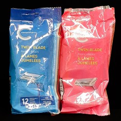 Compliments Twin Blade Razors (12 Count)