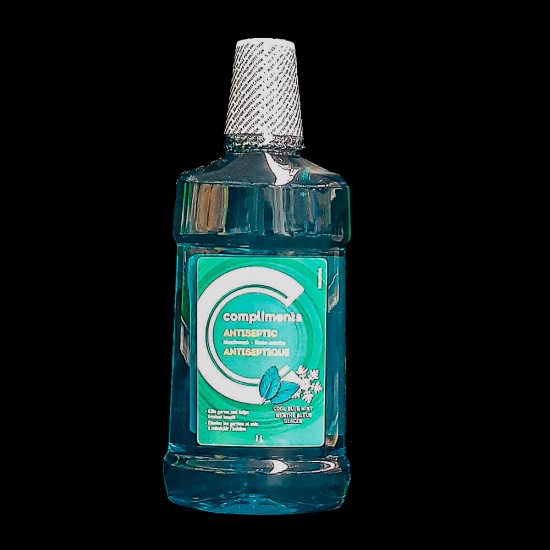 Compliments Cool Blue Mint Antiseptic Mouthwash (1L)