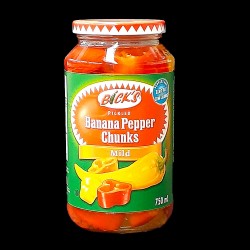 Bick's Pickled Banana Pepper Chunks (Mild) (750ml)