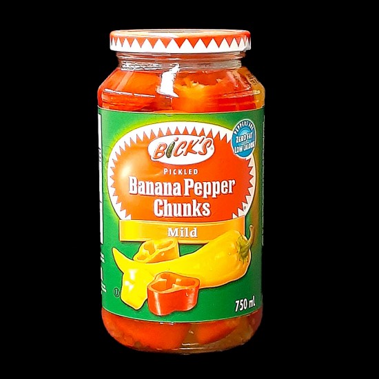 Bick's Pickled Banana Pepper Chunks (Mild) (750ml)