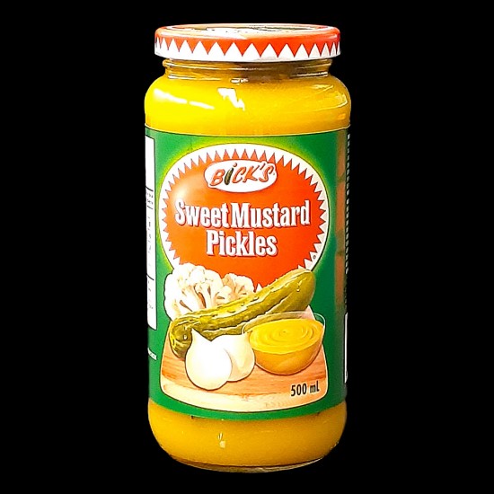 Bick's Sweet Mustard Pickles (500ml)
