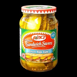 Bick's Premium Sandwich Savers Pickles (500ml)