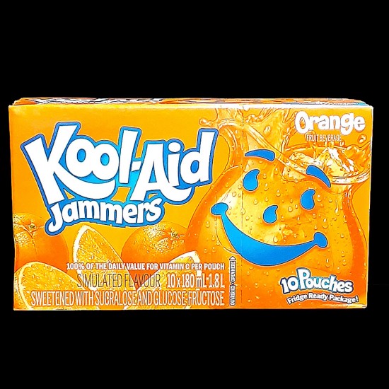 Kool-Aid Jammers Orange (10 x 180ml)
