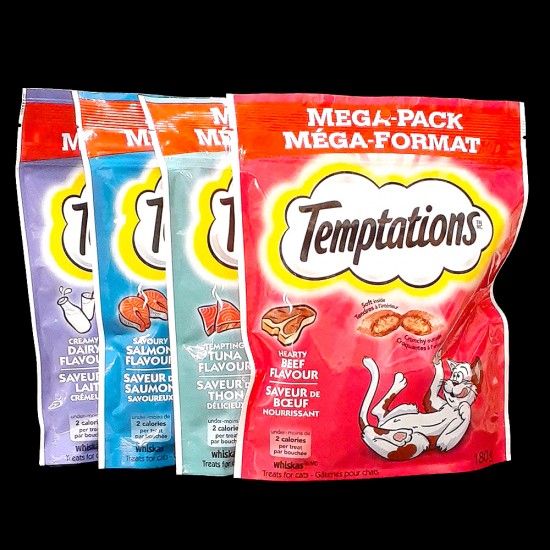Whiskas Temptations Mega Pack Cat Treats (180g)