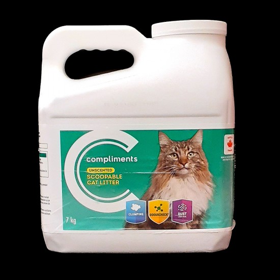 Compliments Unscented Cat Litter (7kg)