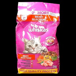 Whiskas Meaty Selections Cat Food (2kg)