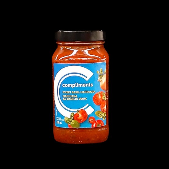 Compliments Sweet Basil Marinara (650ml)