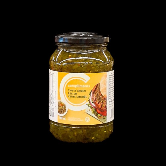 Compliments Sweet Green Relish (500ml)
