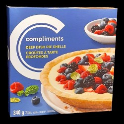 Compliments Deep Dish Pie Shells (340g)