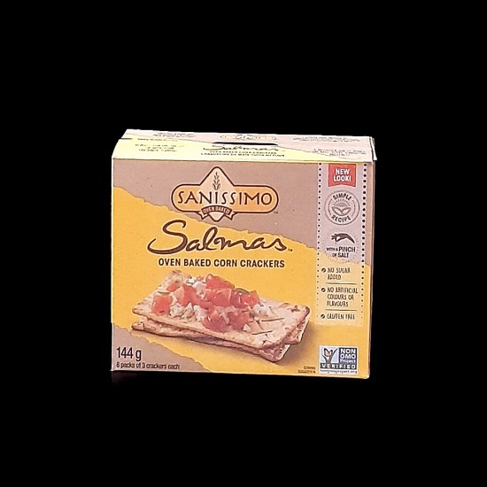 Sanissimo Salmas Oven Baked Corn Crackers (144g)