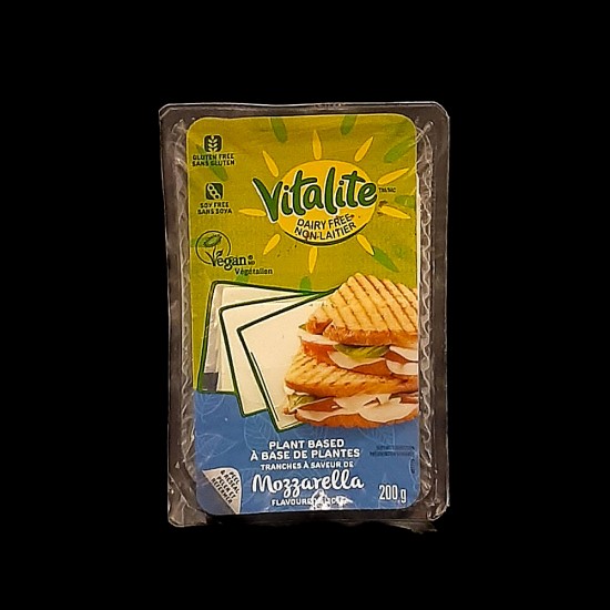 Vitalite Dairy Free Mozzarella Cheese Slices (200g)