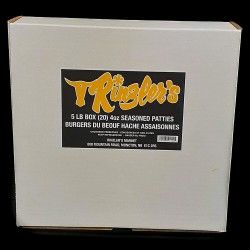Rinzler's Seasoned Patties (5lb Box) (20 Count)
