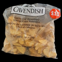 Cavendish Farms Garlic & Rosemary Fried Potato Wedges (2.27kg)
