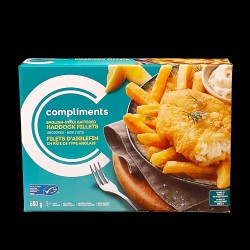 Compliments Battered Haddock Fillets (680g)