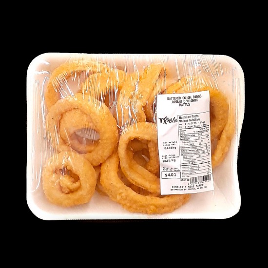 Battered Onion Rings ($3.99/lb)