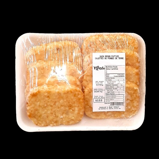 Hash Brown Patties ($1.99/lb)