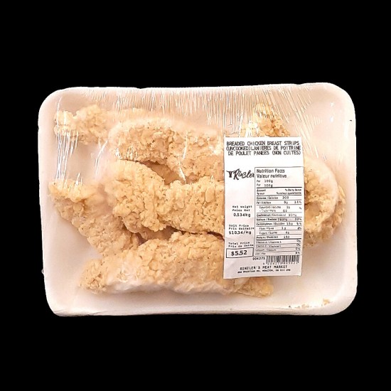 Breaded Chicken Breast Strips ($4.69/lb)