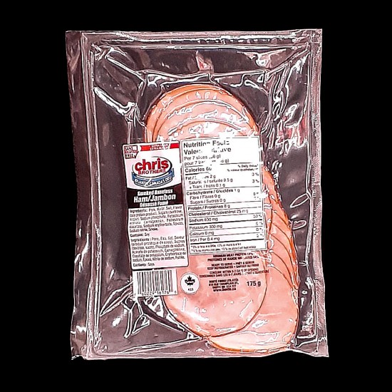 Chris Brothers Smoked Ham Slices (175g)