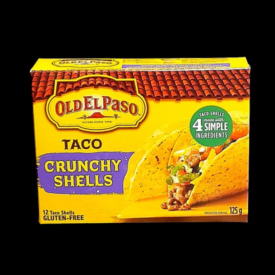 Old El Paso Crunchy Taco Shells (12 Shells) (125g)
