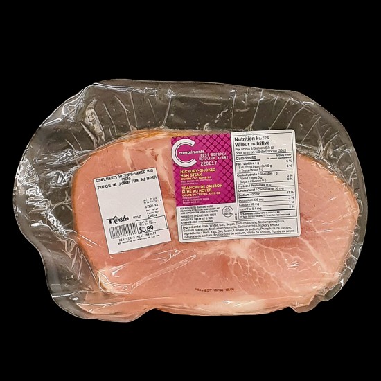 Hickory Smoked Ham Steak ($5.99/lb)