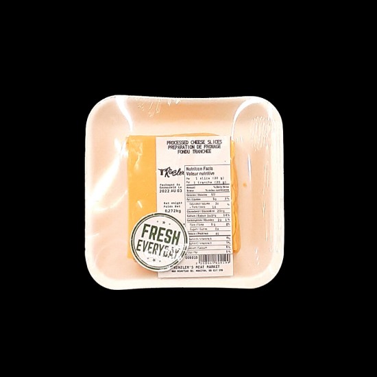 Processed Cheese Slices ($1.54/100g)