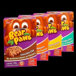 Bear Paws Cookies (6 Pouches) (240g)