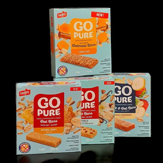 Go Pure Canadian Oat Bars (5 Bars)