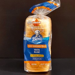 Ben's Thick Sandwich White Bread (675g)