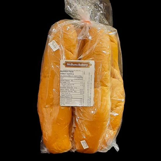 McBuns Bakery 12" Sub Rolls (6 Pack)