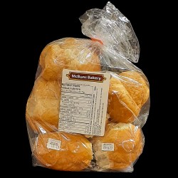 McBuns Bakery Whole Wheat Cloverleaf Rolls (6 Pack)