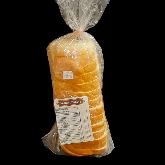 McBuns Bakery Sugar Free White Bread