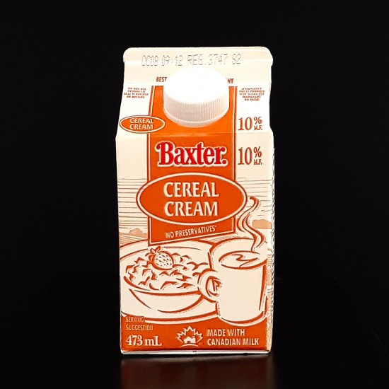 Baxter Cereal Cream 10% (473ml)