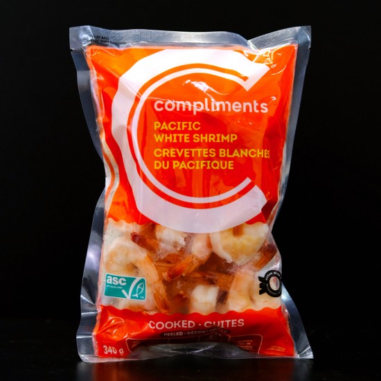 Compliments Pacific White Shrimp (340g)