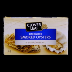 Clover Leaf Hardwood Smoked Oysters (85g)