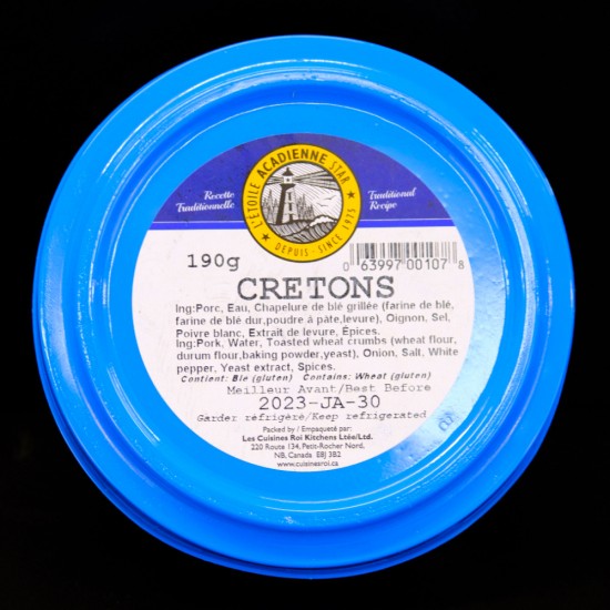 Acadienne Star Cretons (190g)
