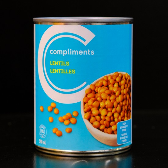Compliments Lentils (540ml)
