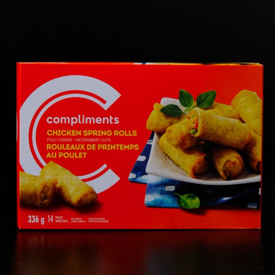 Compliments Chicken Spring Rolls (14 Pieces) (336g)