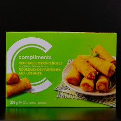 Compliments Vegetable Spring Rolls (14 Pieces) (336g)