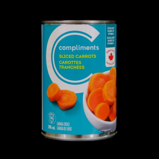 Compliments Sliced Carrots (398ml)