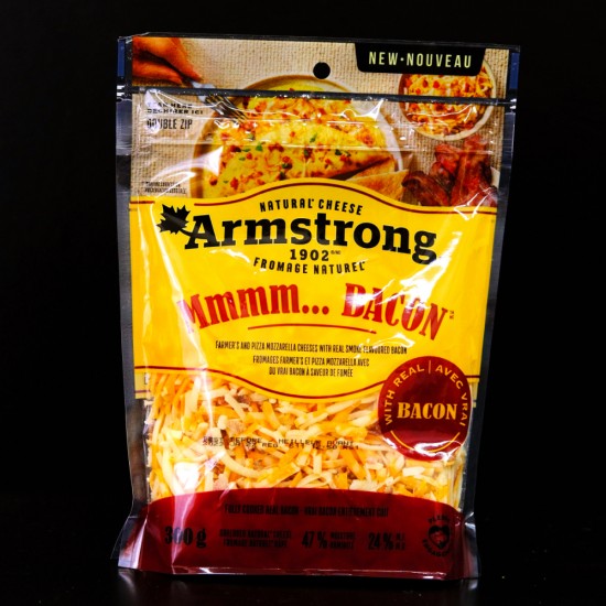 Armstrong Mmmm... Bacon Shredded Cheese (300g)