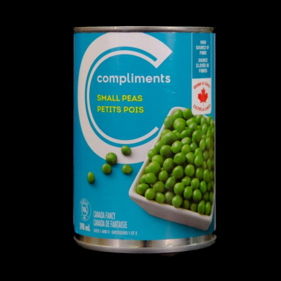 Compliments Small Peas (398ml)