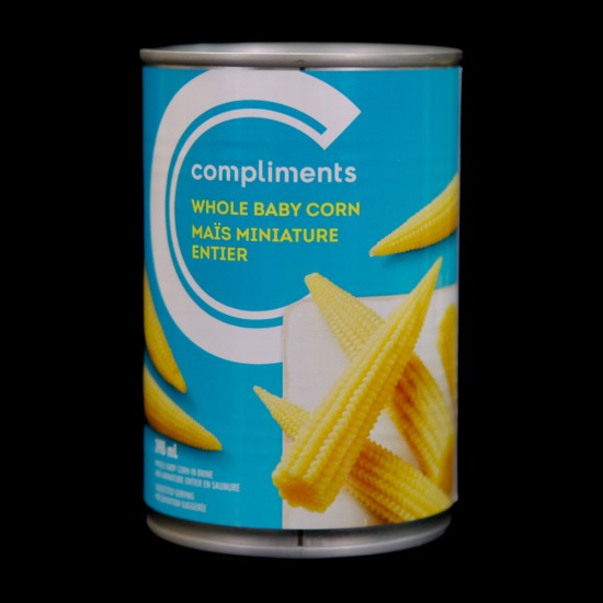 Compliments Whole Baby Corn (398ml)