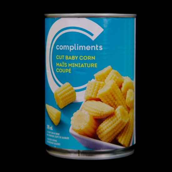 Compliments Cut Baby Corn (398ml)