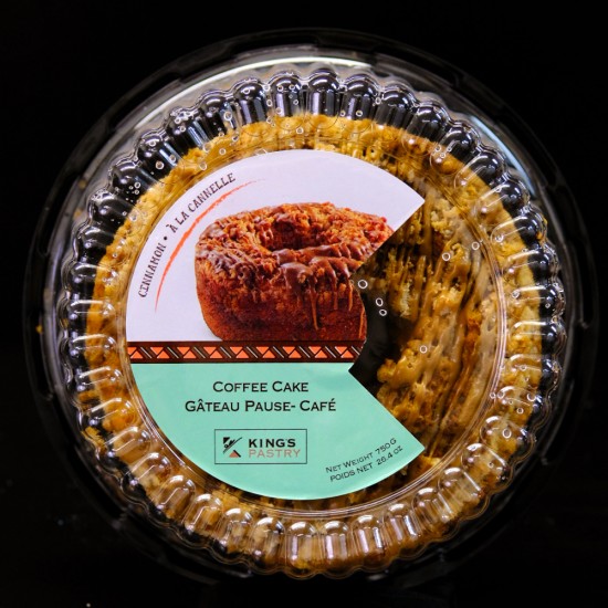King's Pastry Coffee Cake (750g)